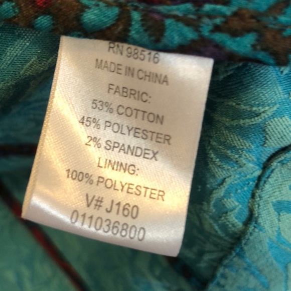 Coldwater Creek Blue Ruffle Jacket - Picture 7 of 7